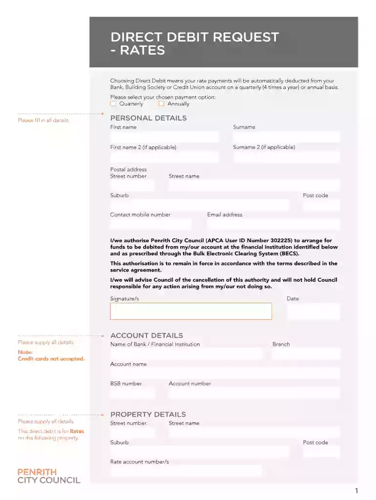 penrith city council rates Preview on Page 1