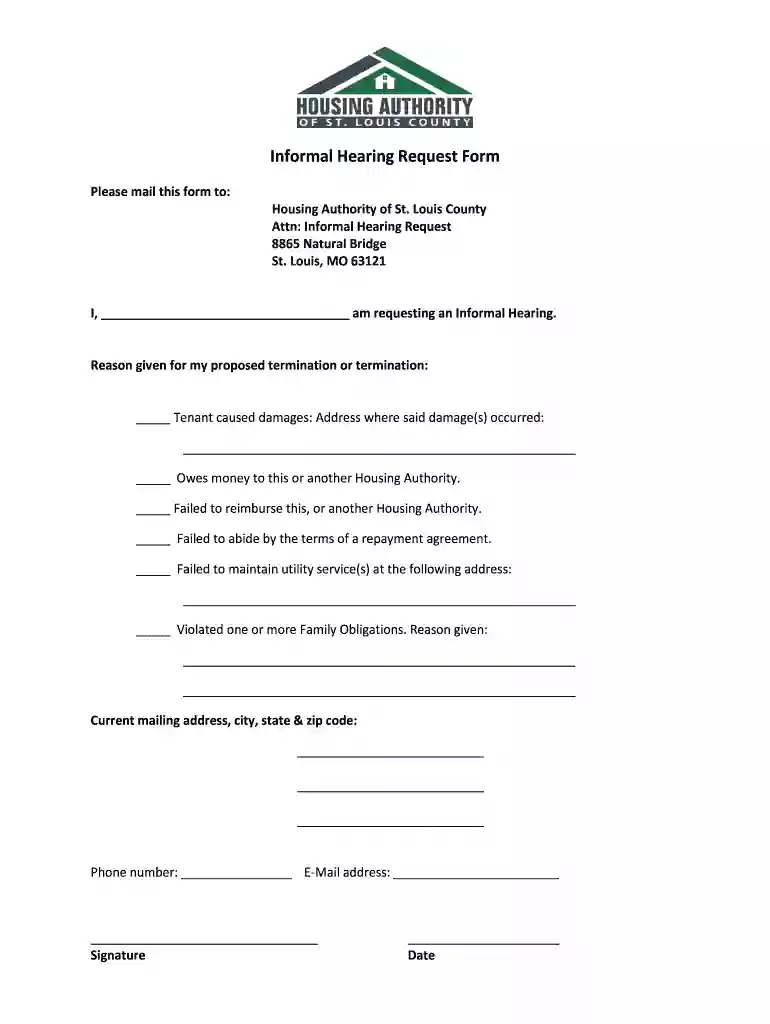 dss hearing request form Preview on Page 1