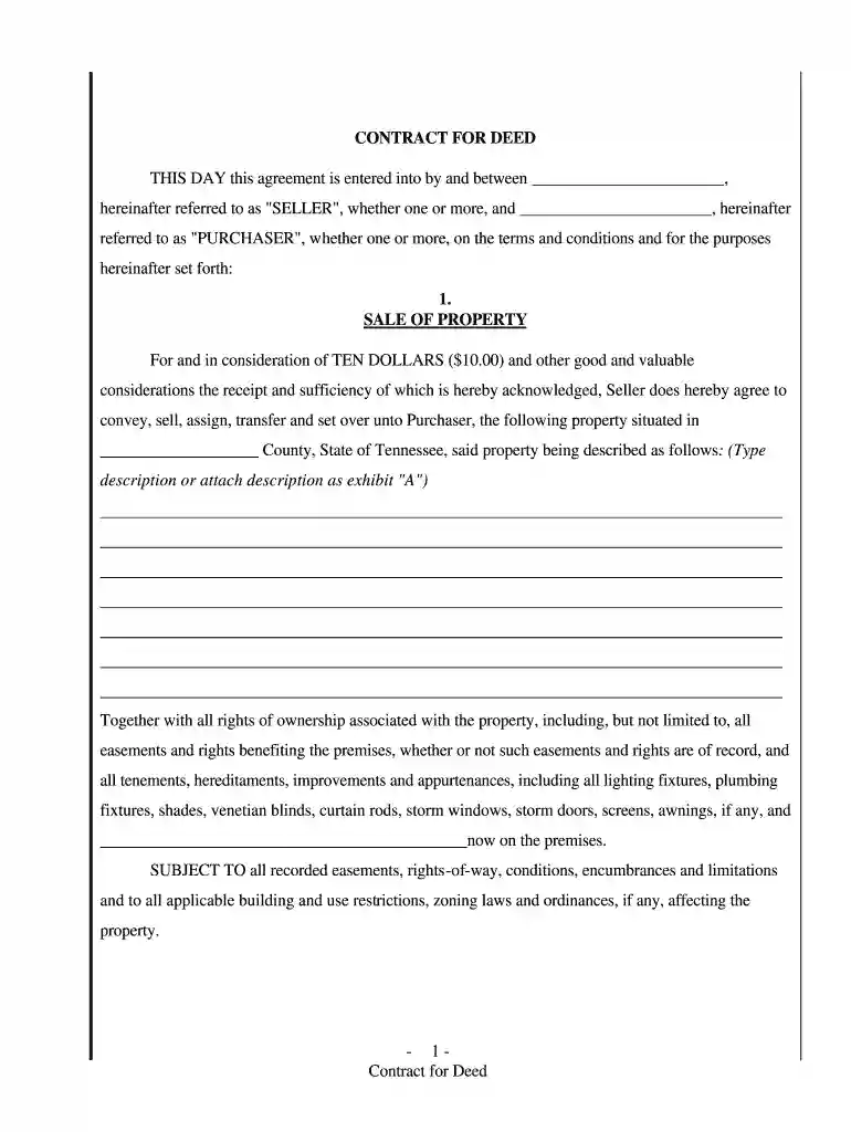 land contract Preview on Page 1