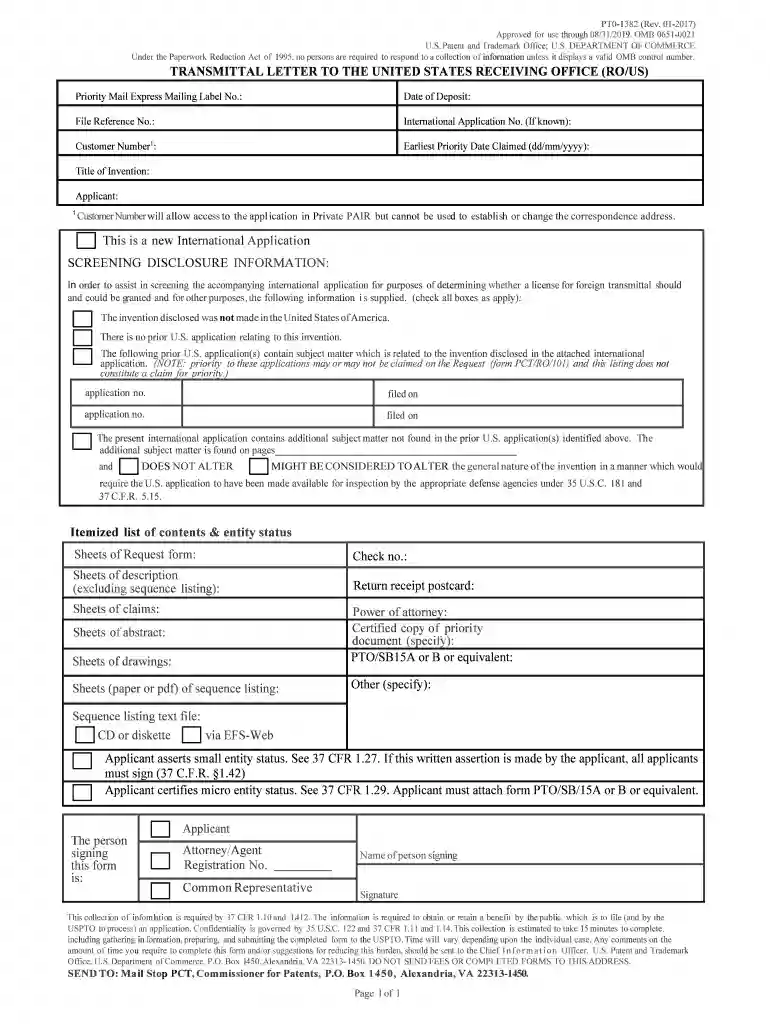 1382 form california pdf Preview on Page 1