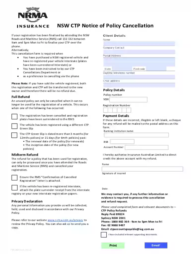 nrma green slip renewal Preview on Page 1