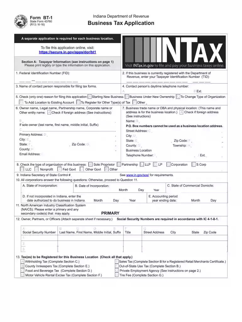 bt fill form Preview on Page 1