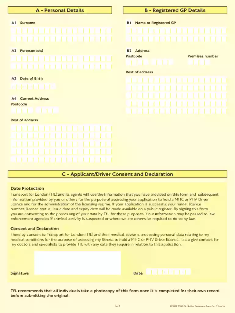 tph 204 form Preview on Page 1