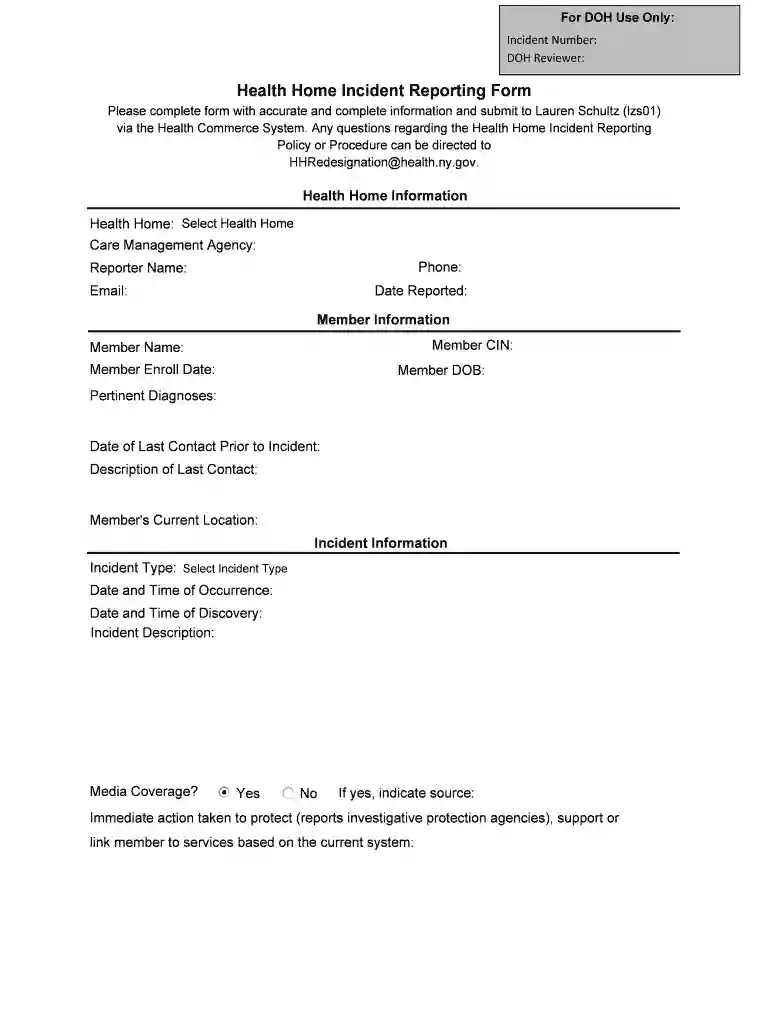 Health Home MCO and CM Standards - New York State Department Preview on Page 1