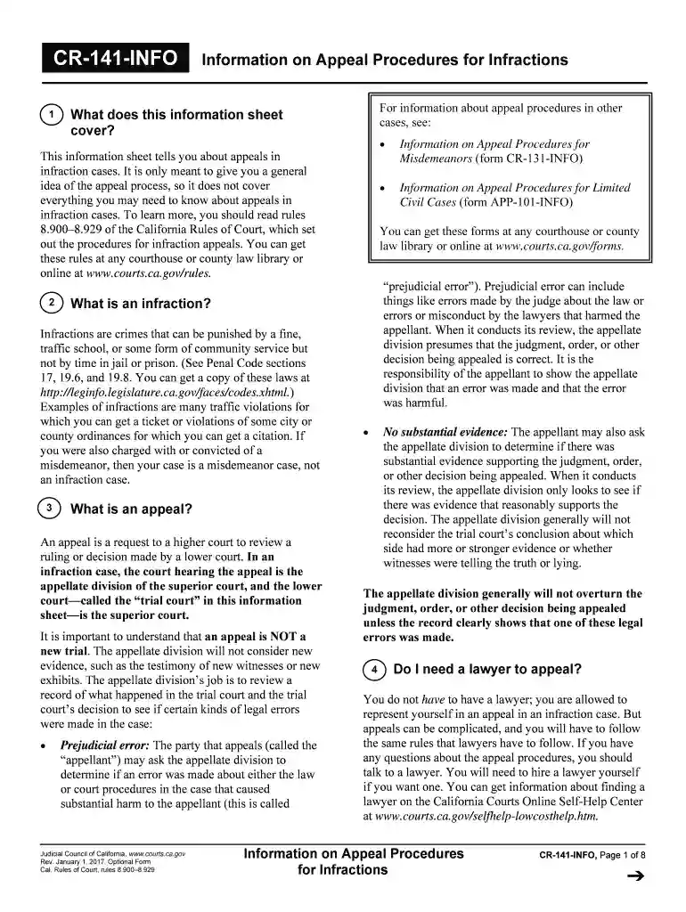 cr form courts Preview on Page 1