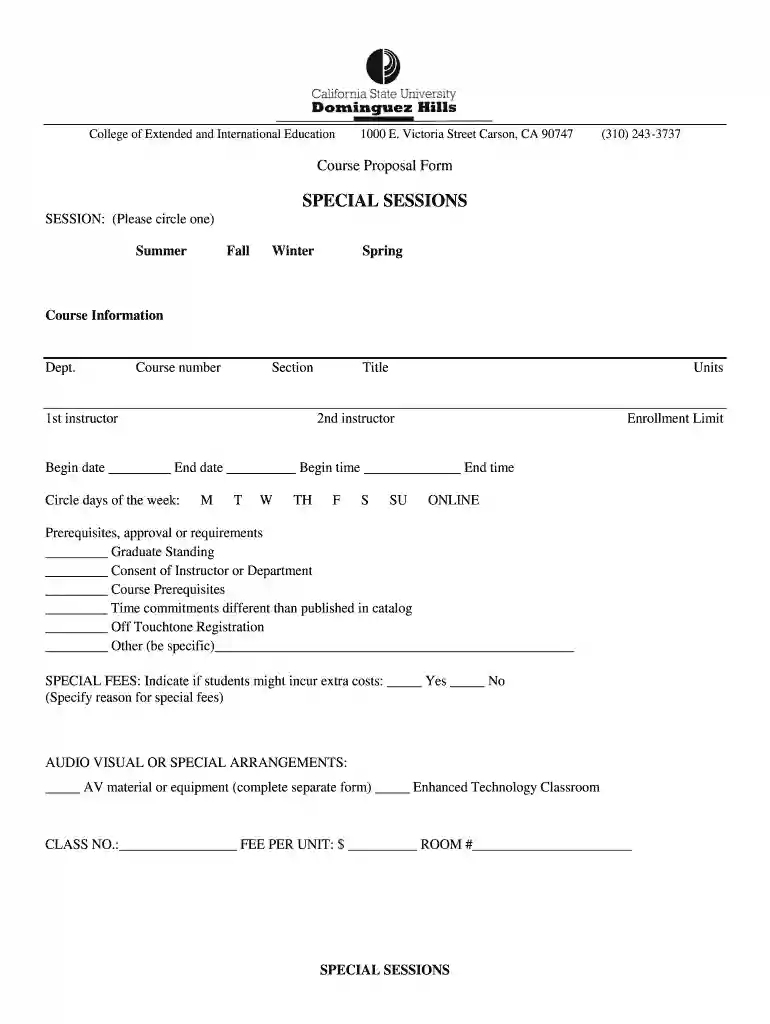 proposal form Preview on Page 1