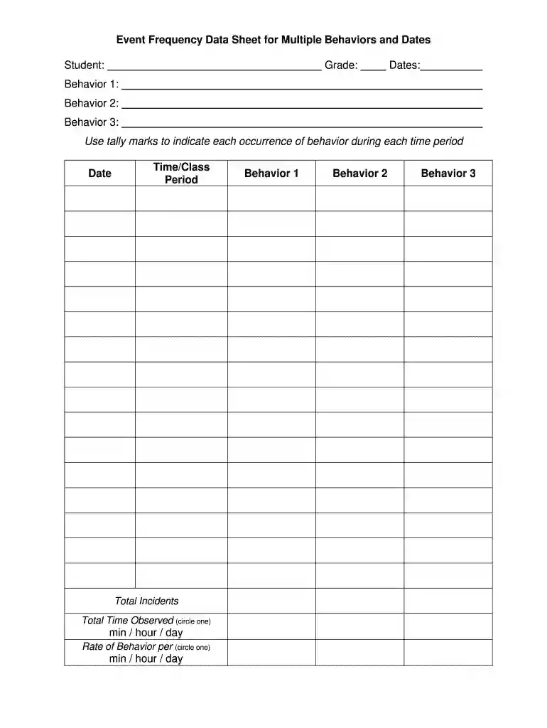 frequency data sheet Preview on Page 1