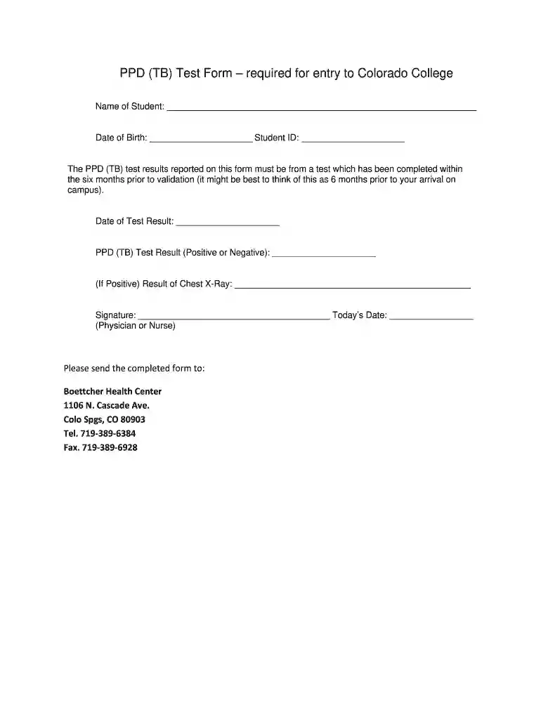 ppd form Preview on Page 1