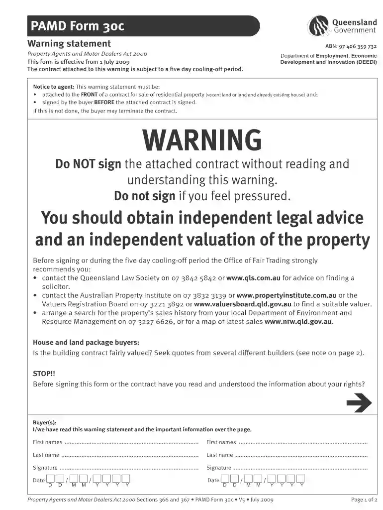 form 30c Preview on Page 1