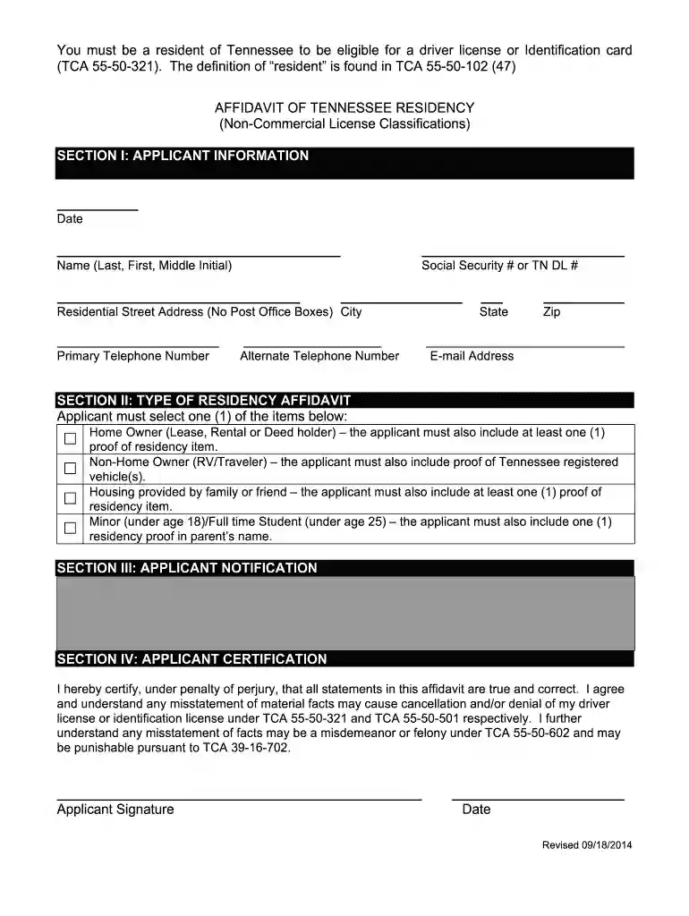 proof of residency tn Preview on Page 1