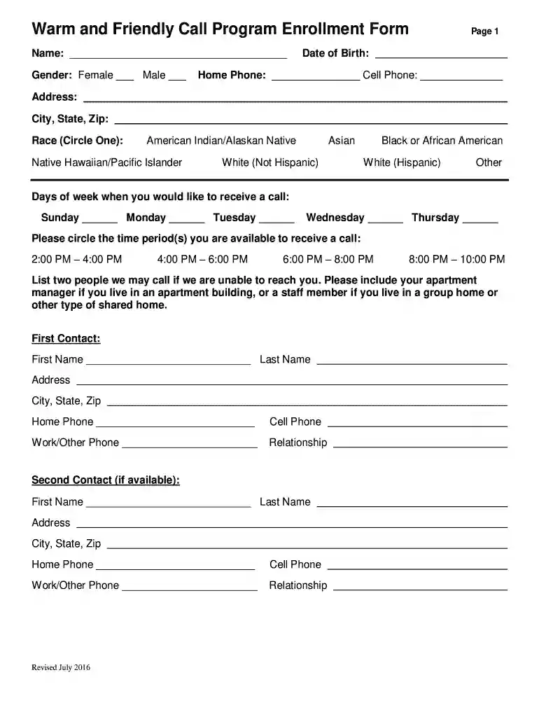 relationship application form Preview on Page 1