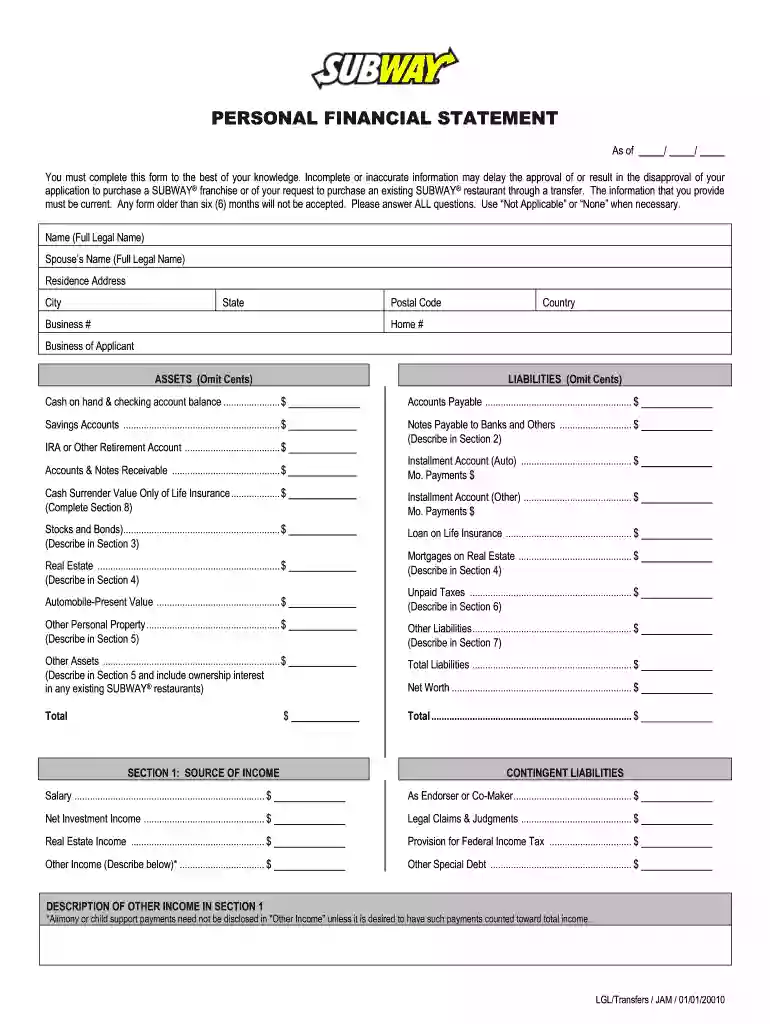 subway application Preview on Page 1