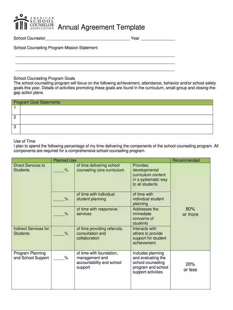 annual agreement Preview on Page 1