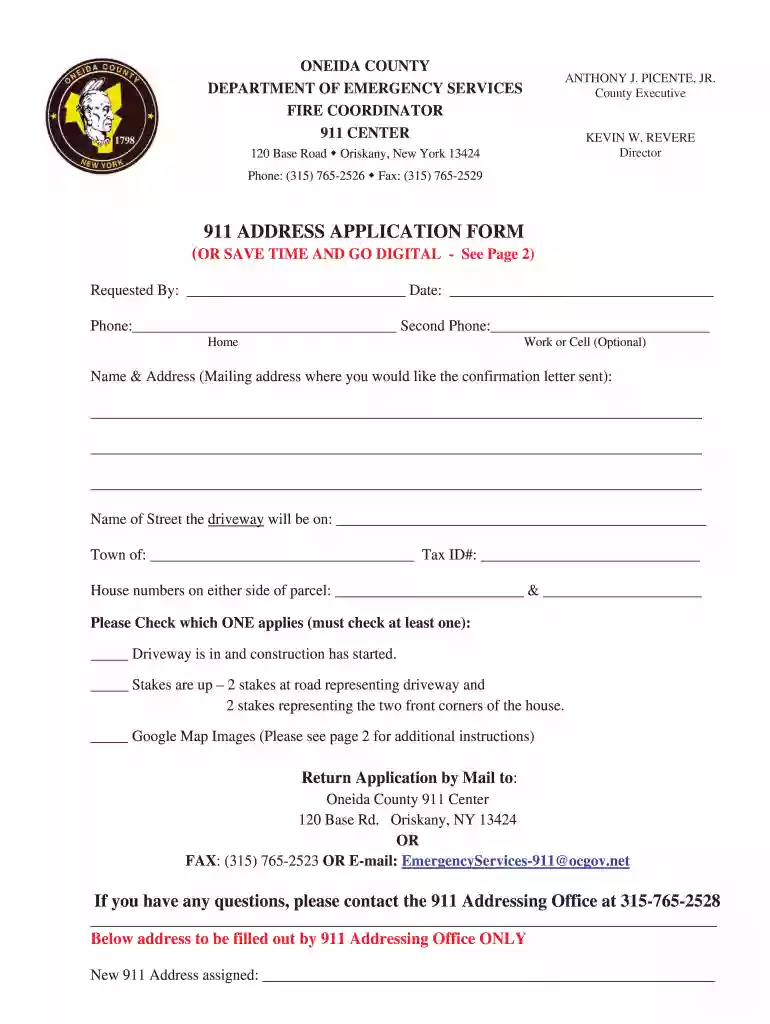 oneida 911 Preview on Page 1