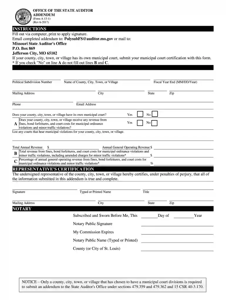 a15 form pdf Preview on Page 1