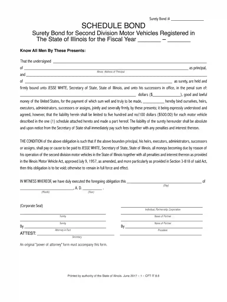 cft bond form Preview on Page 1
