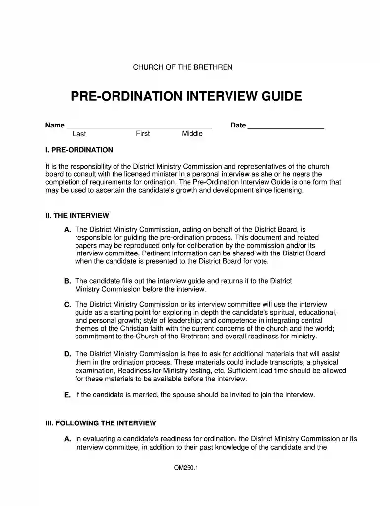 ordination questions and answers pdf Preview on Page 1