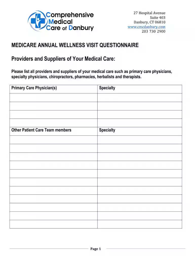 medicare wellness exam questions 2023 Preview on Page 1