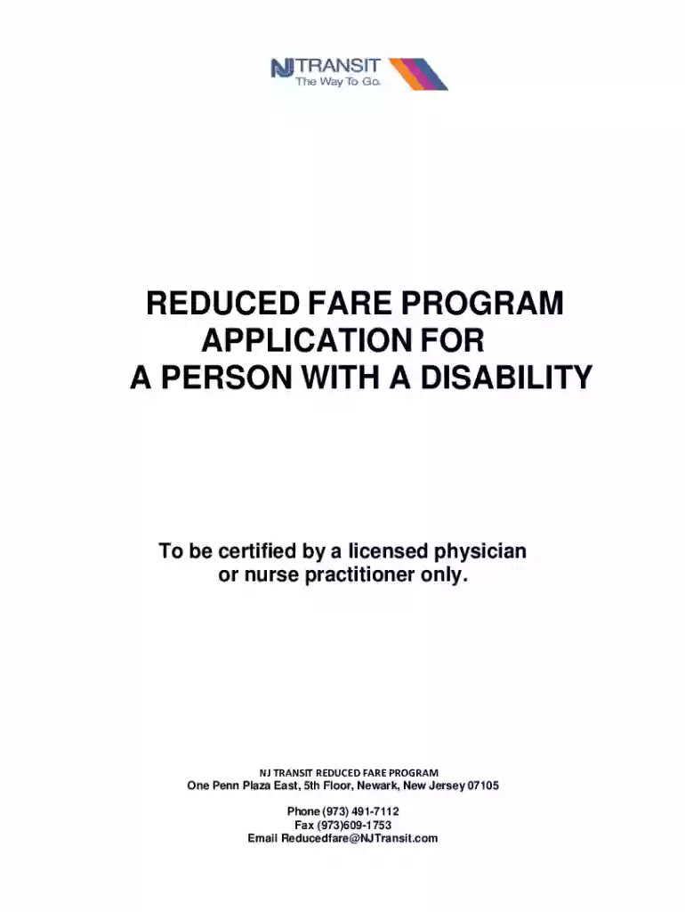 nj transit fare pdf Preview on Page 1
