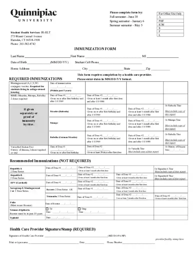 quinnipiac self service Preview on Page 1
