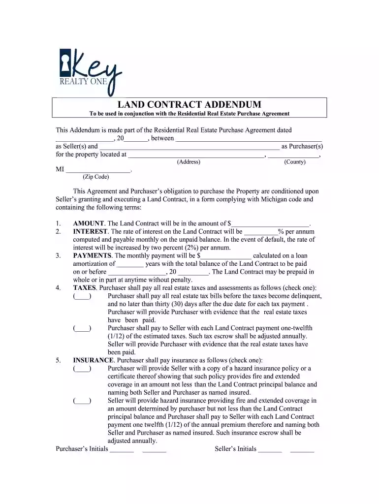 contract agreement addendum Preview on Page 1