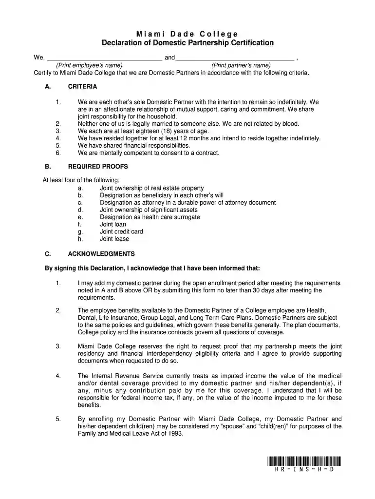 mdc declaration domestic Preview on Page 1