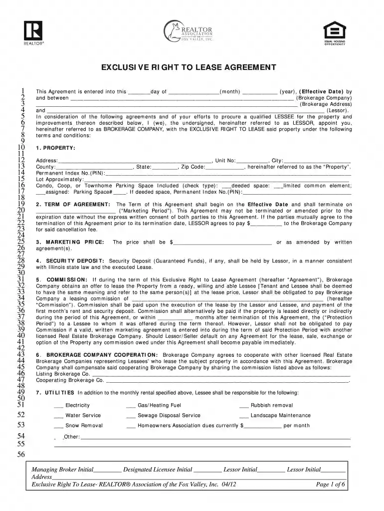 realtor association of the fox valley Preview on Page 1