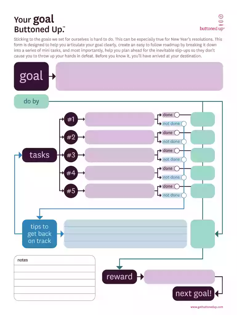 goal setting worksheet Preview on Page 1