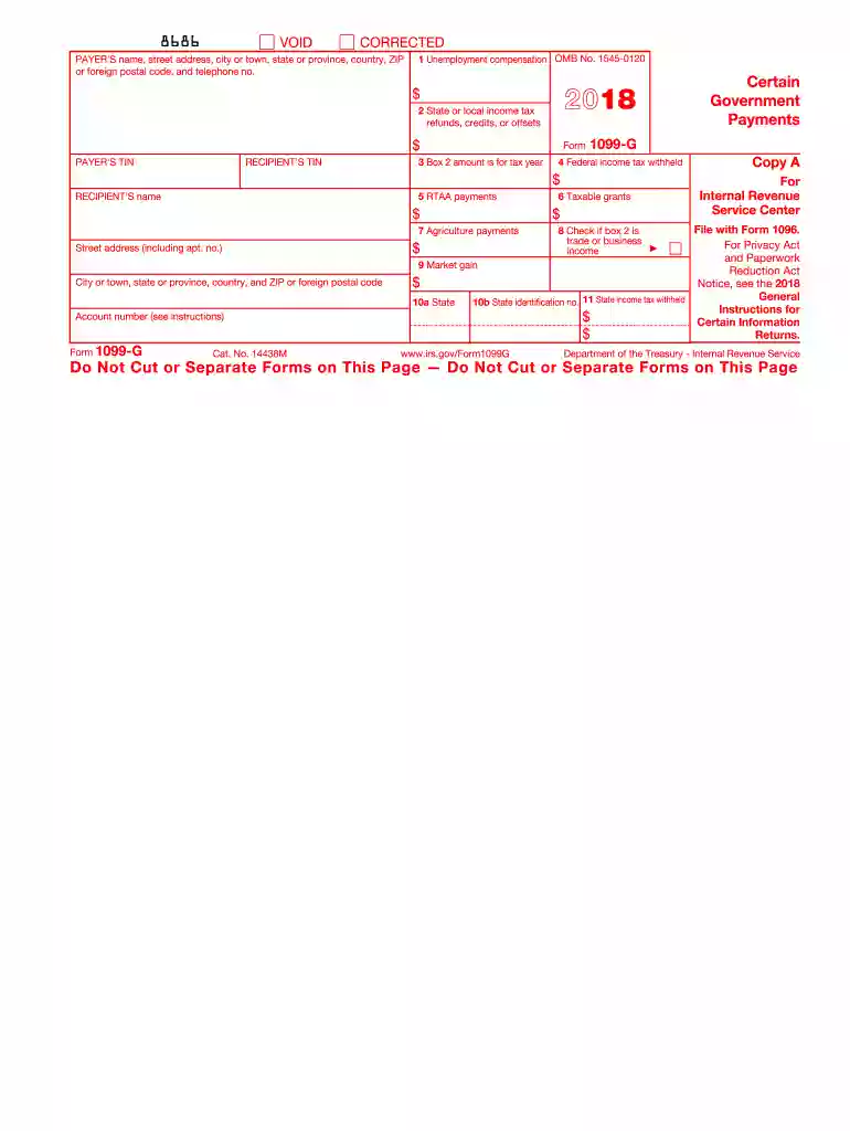 1099g form meaning Preview on Page 1