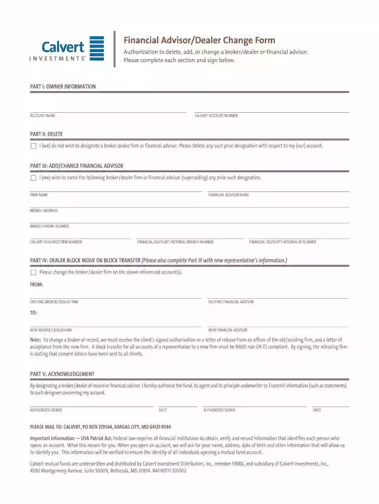 calvert investments login Preview on Page 1