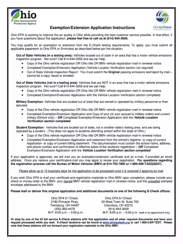 ohio emissions test Preview on Page 1