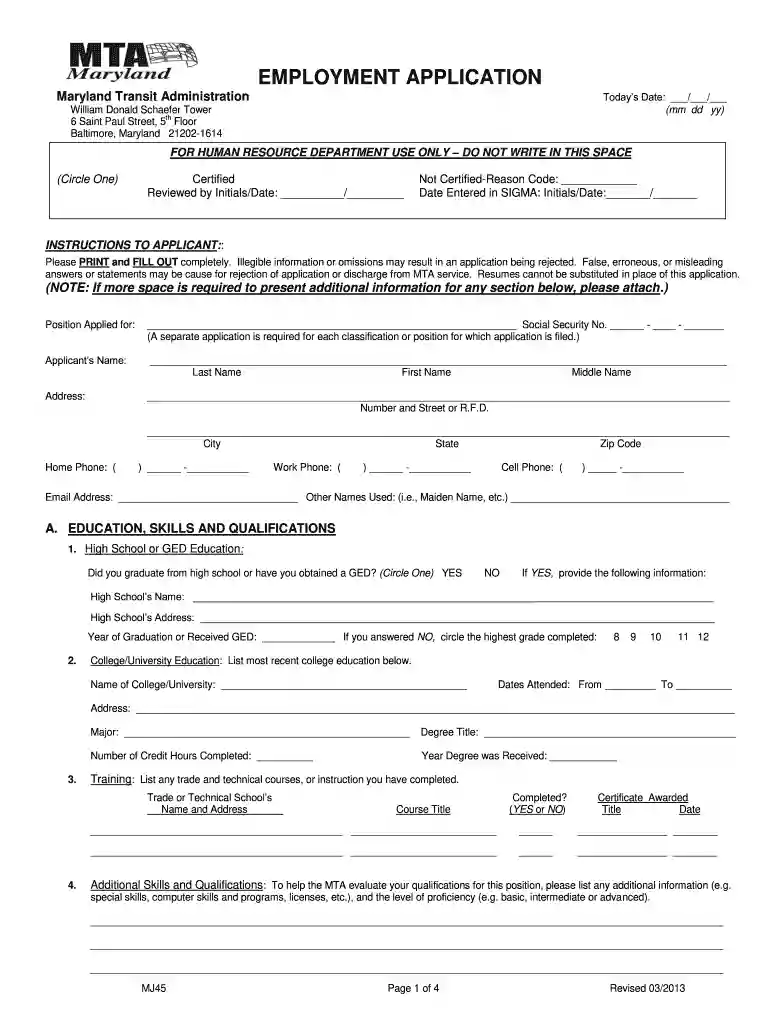 mta 6 new form pdf download Preview on Page 1