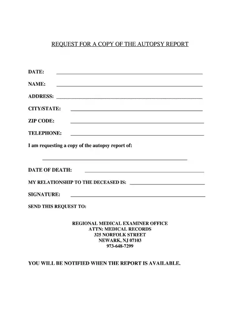 new jersey autopsy reports Preview on Page 1