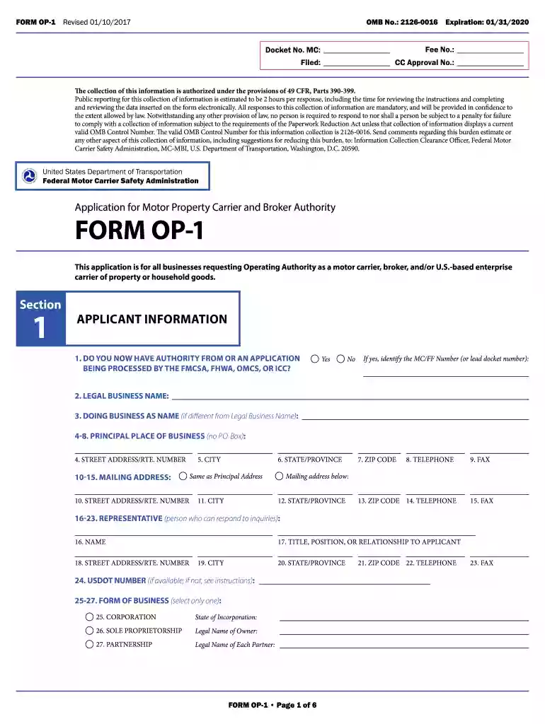 op 1 form Preview on Page 1