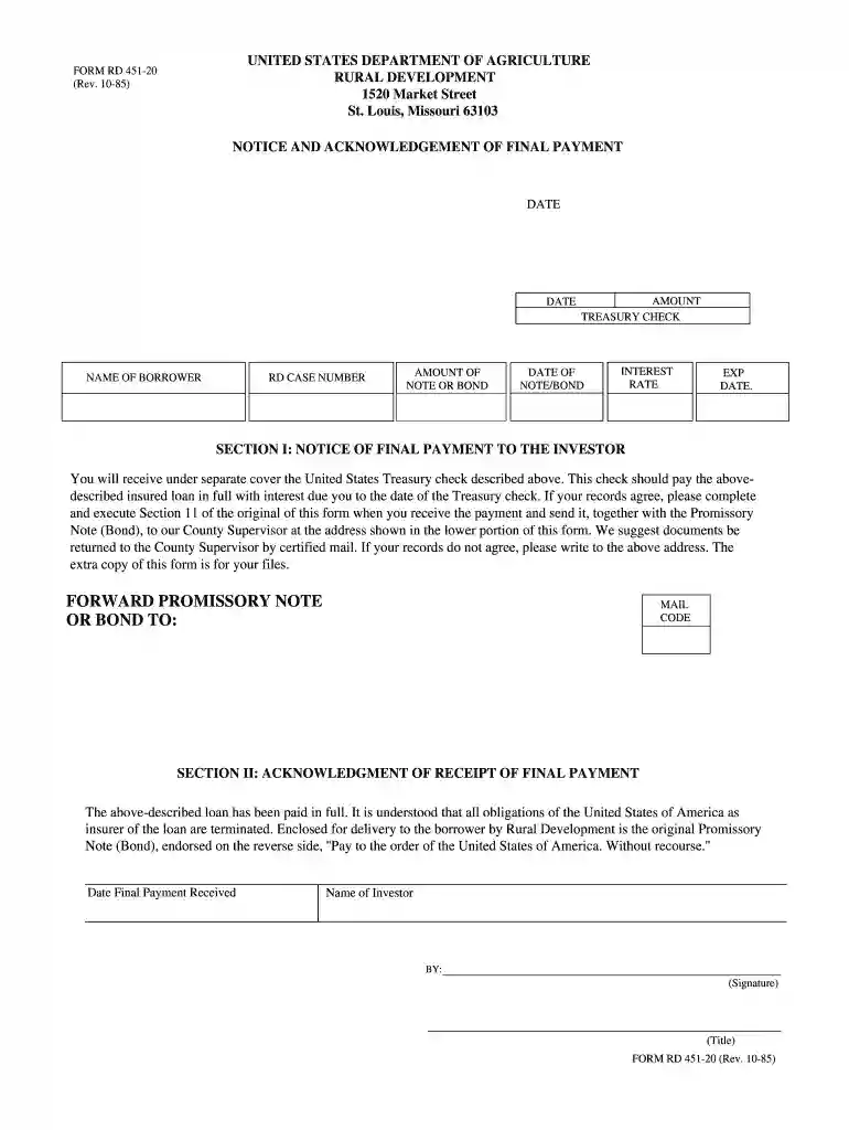 form rd 451 20 Preview on Page 1