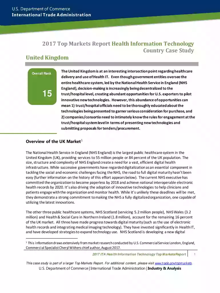 markets health information technology Preview on Page 1