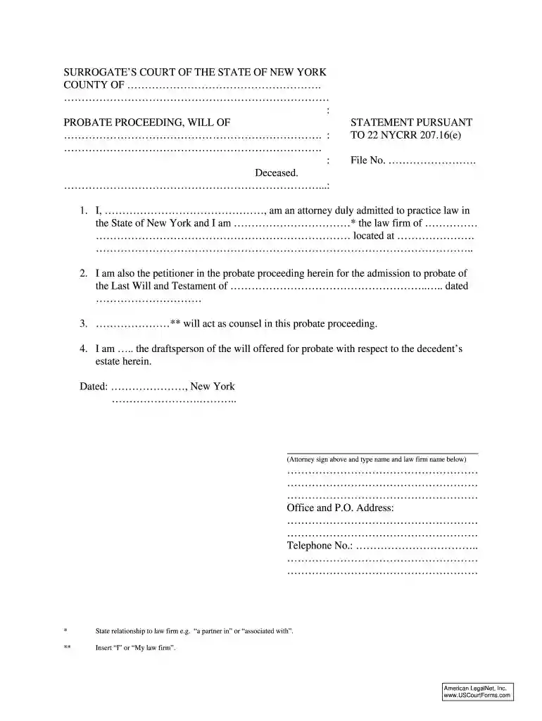 22 nycrr 207 16 e Preview on Page 1