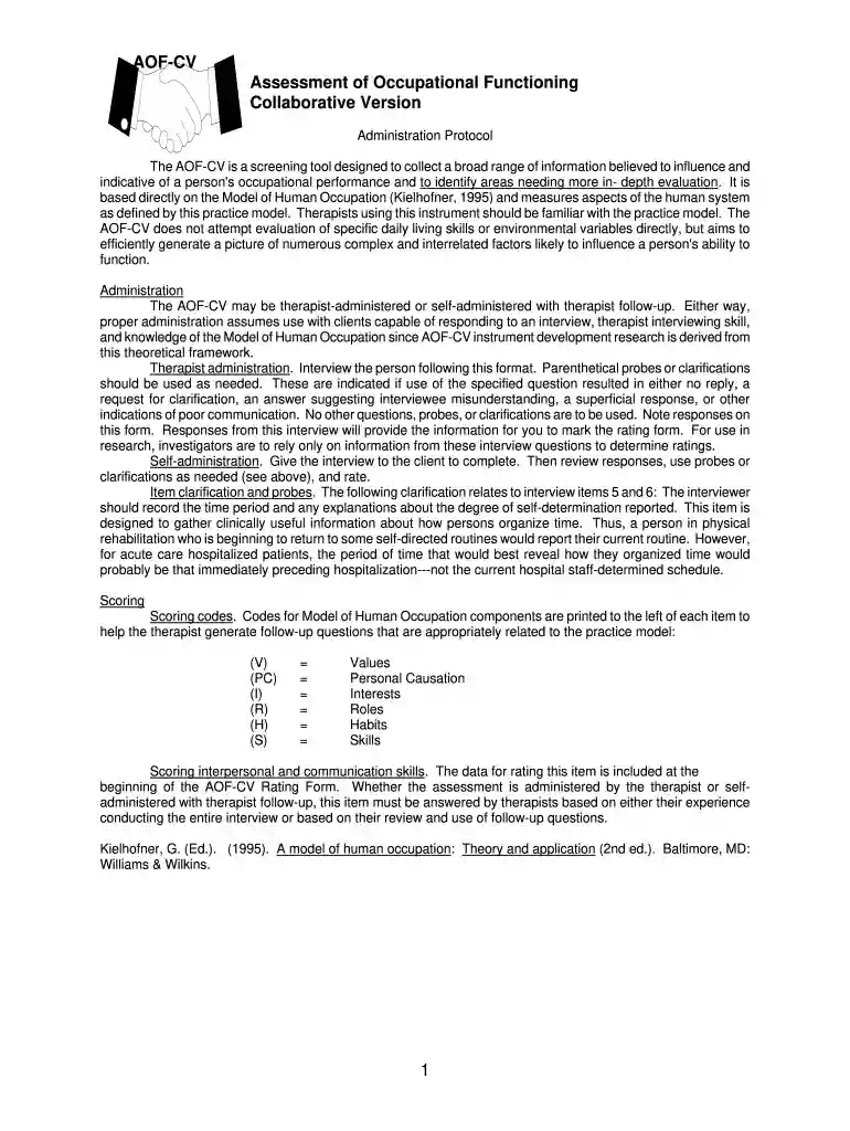 aof cv Preview on Page 1