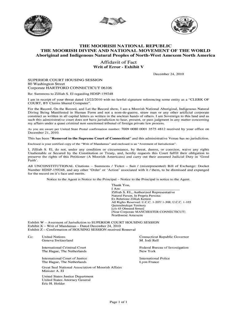 affidavit of fact texas Preview on Page 1