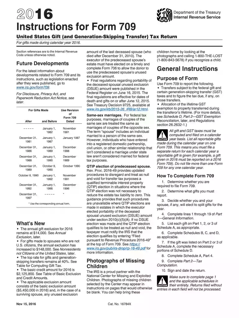 does turbo tax have form 709 Preview on Page 1