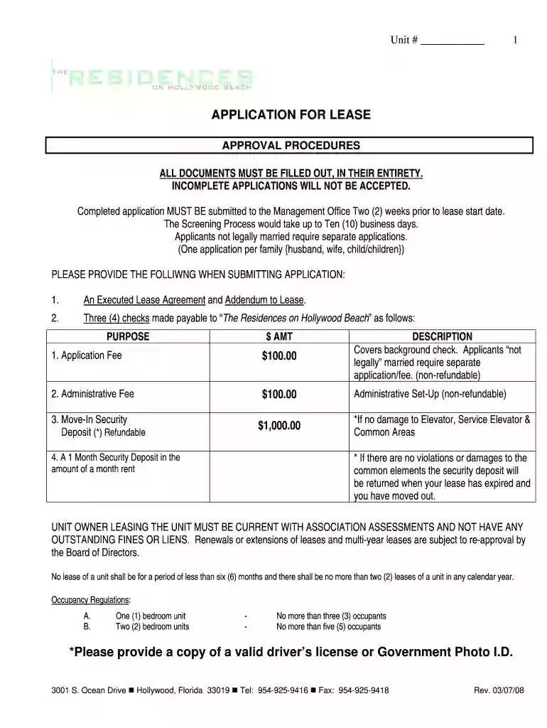 hollywood residences Preview on Page 1