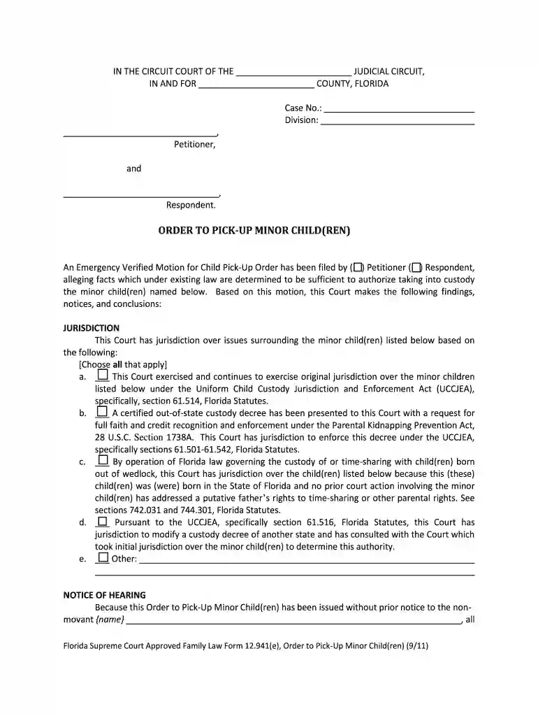 form 36 removal child pdf Preview on Page 1