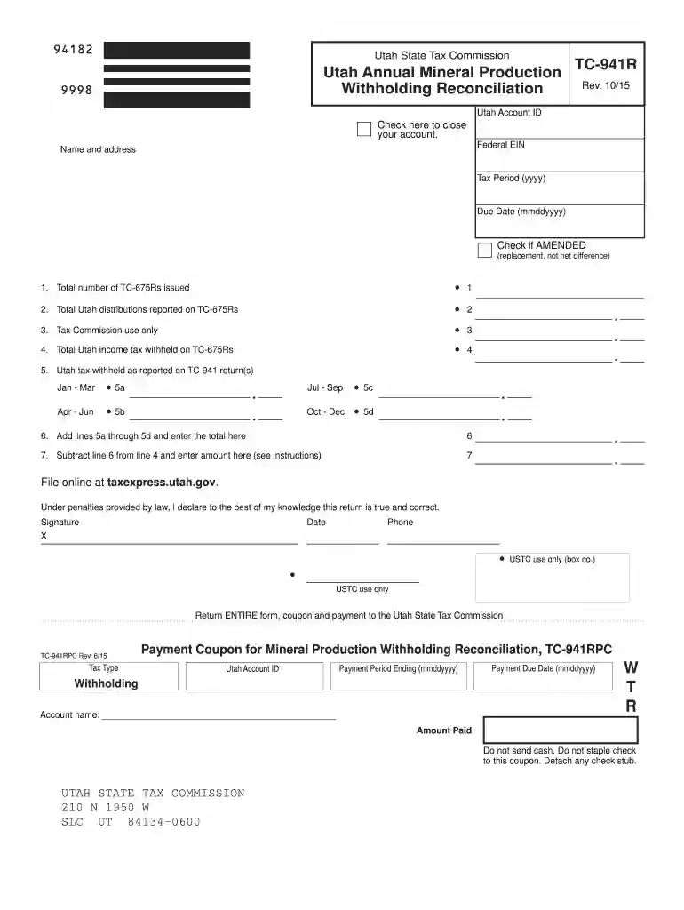 tc 941r 2019 Preview on Page 1