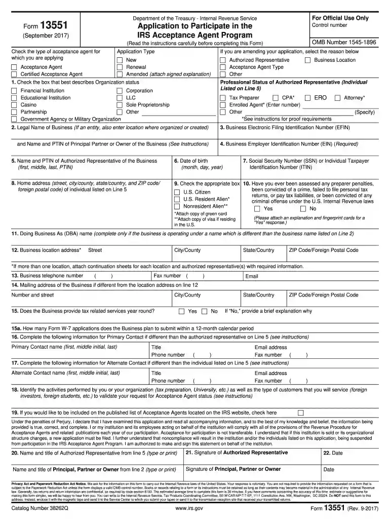 form acceptance 2017-2019 Preview on Page 1