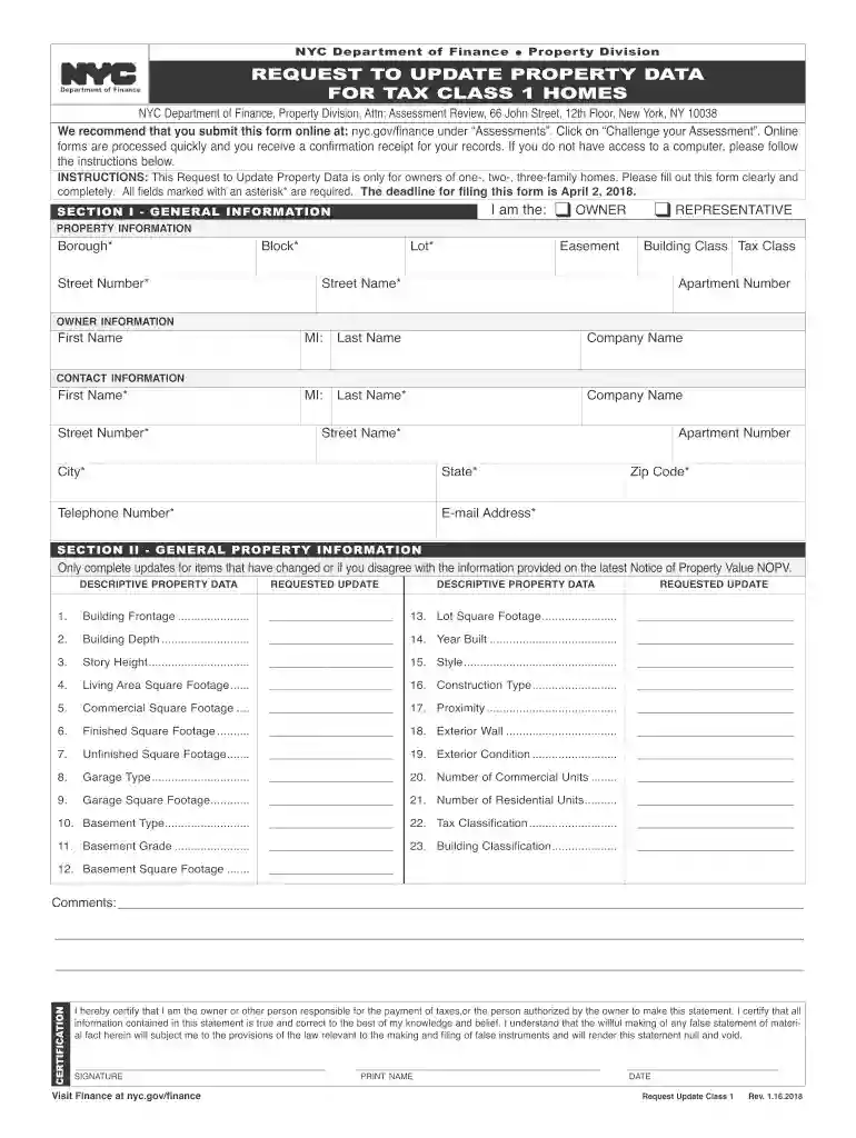 update property data Preview on Page 1
