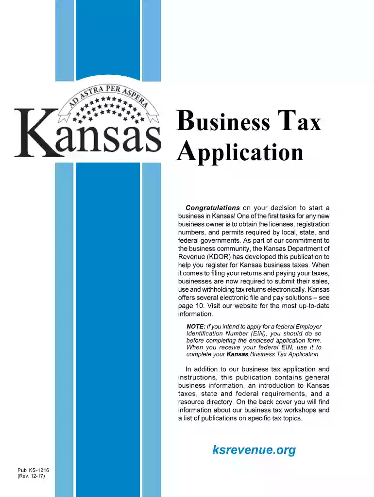 ks form application 2017 Preview on Page 1