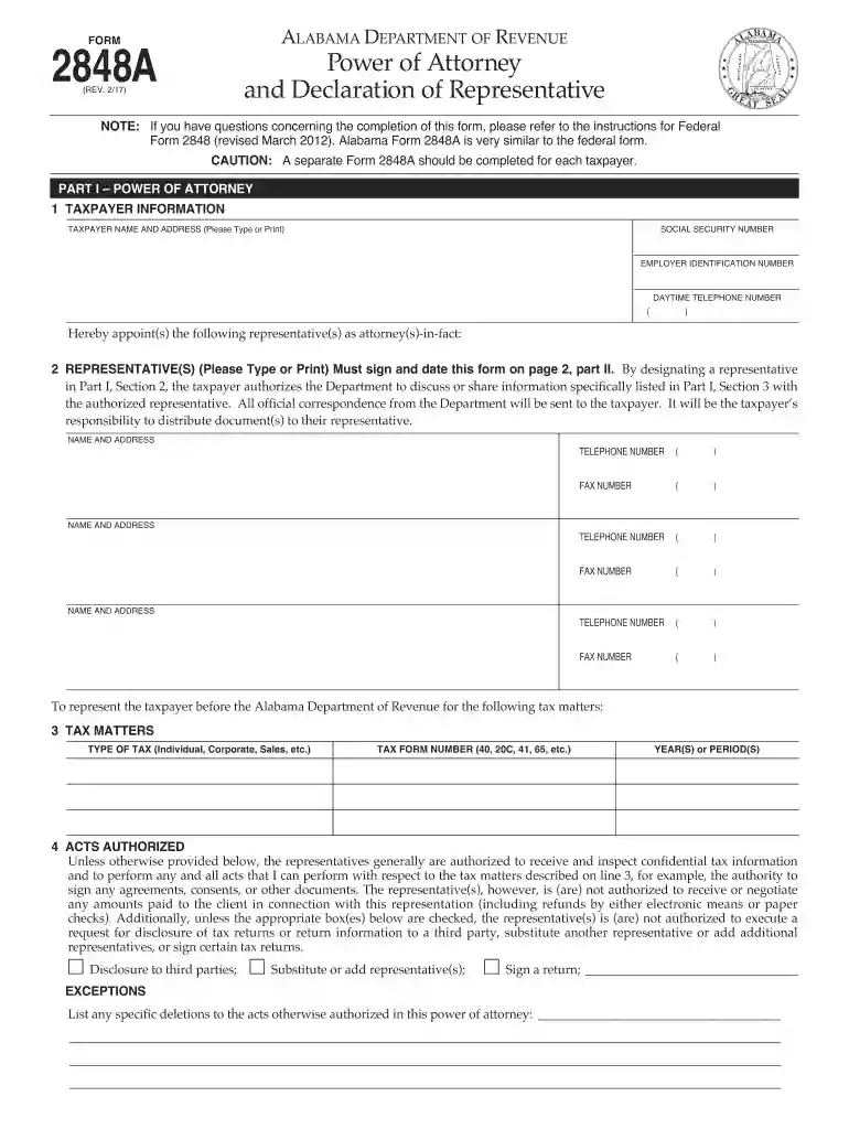 al form declaration 2017 Preview on Page 1
