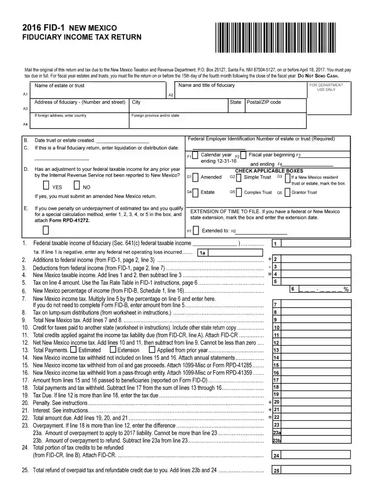 new mexico trust filing requirements Preview on Page 1