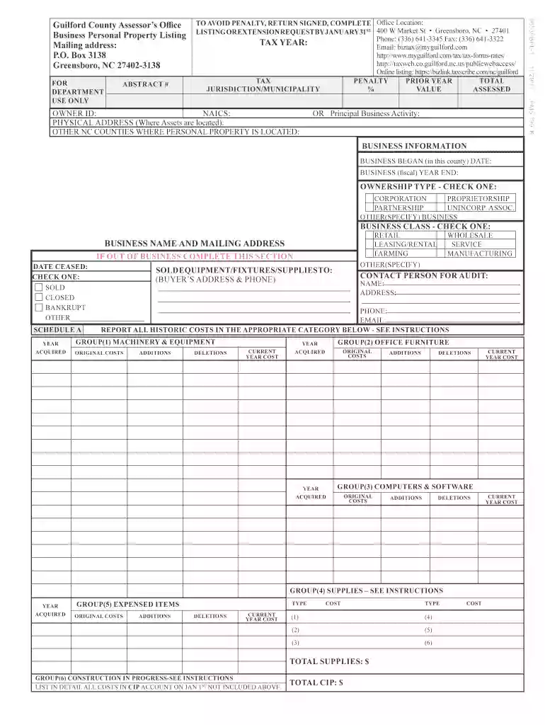 guilford county vehicle tax Preview on Page 1
