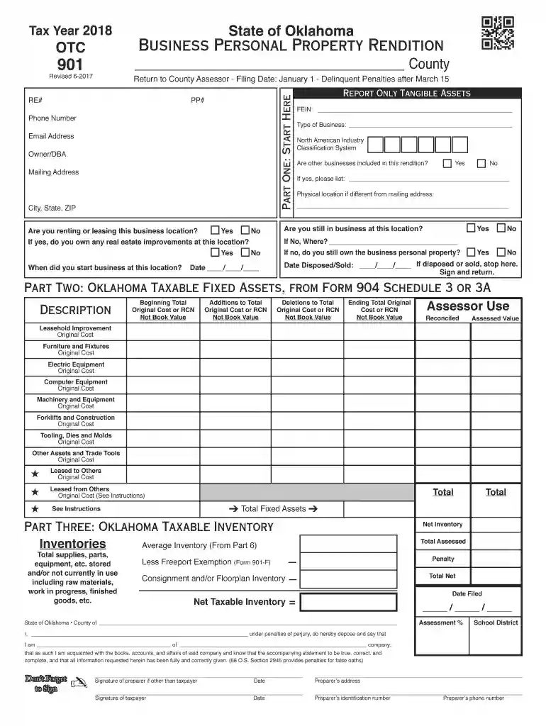otc 901 2018 form Preview on Page 1